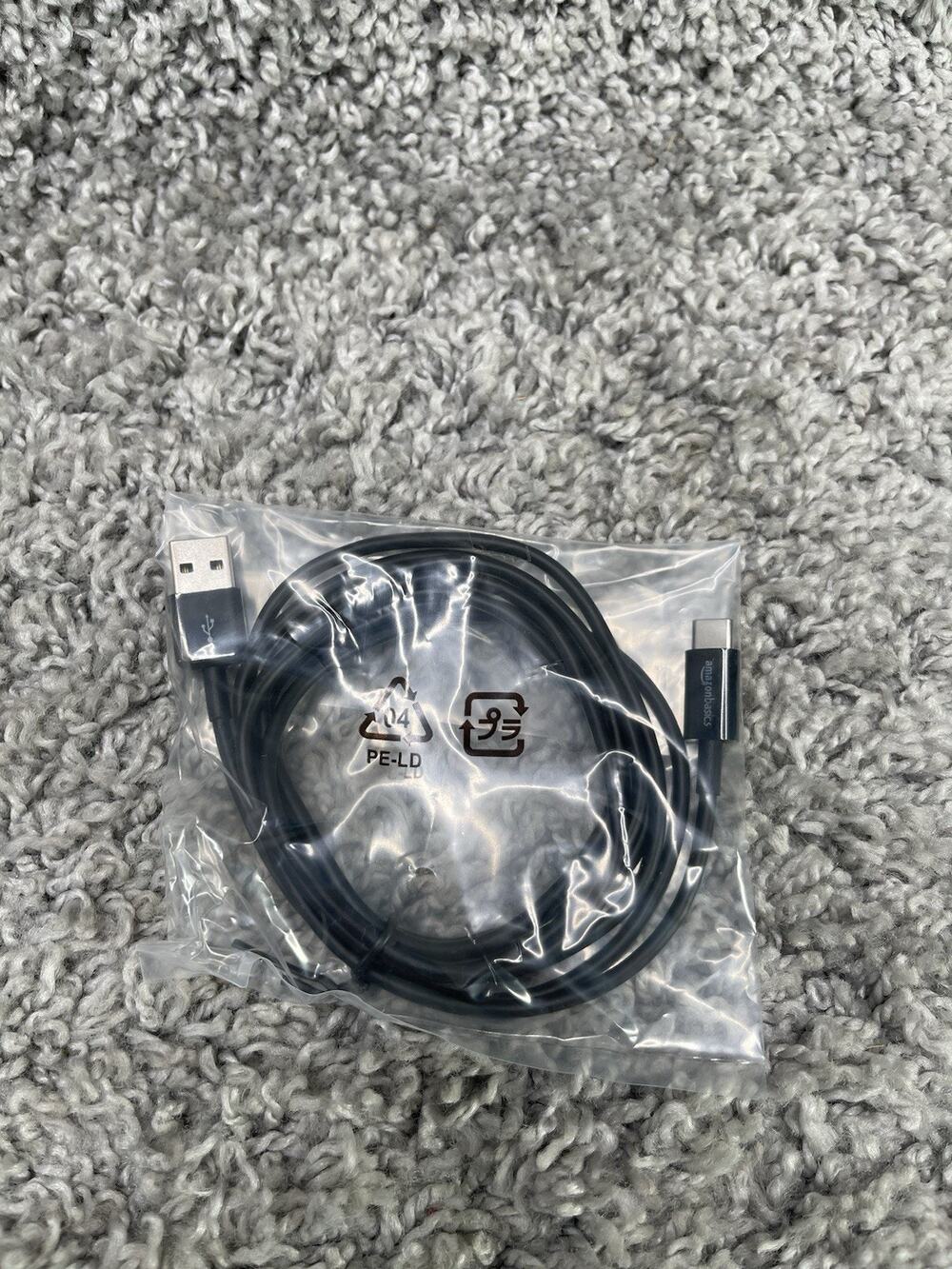 Amazon Basics USB Type C to USB A 2.0 Male Cable Accessory Electronics New